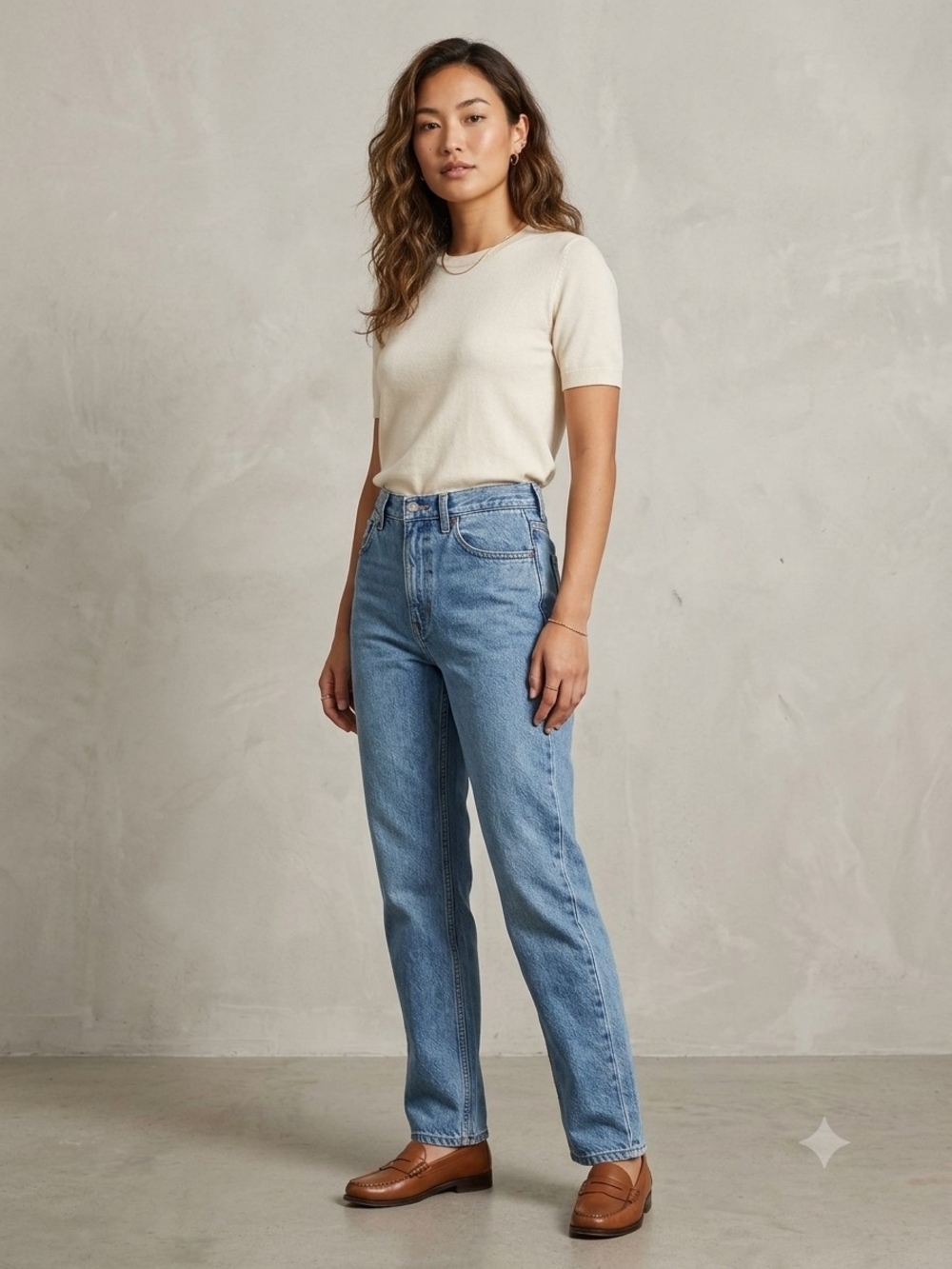 Vintage 90s GAP Straight Leg Light Blue High-Rise Jeans
